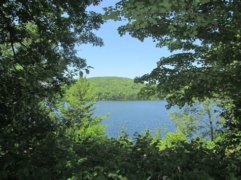 Lake is accessible Across & Down the Road