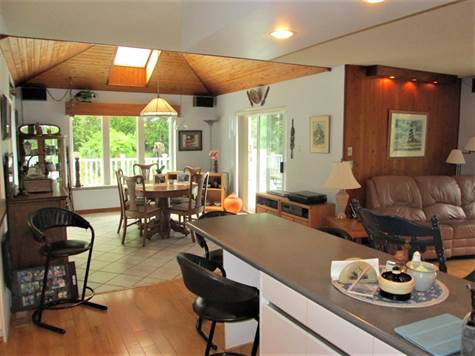 Kitchen Open to Dining Area
