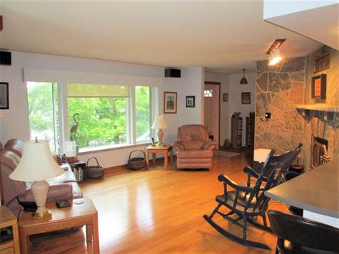 Living Room With Large Picture Window